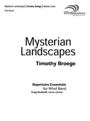 Mysterian Landscapes (score)