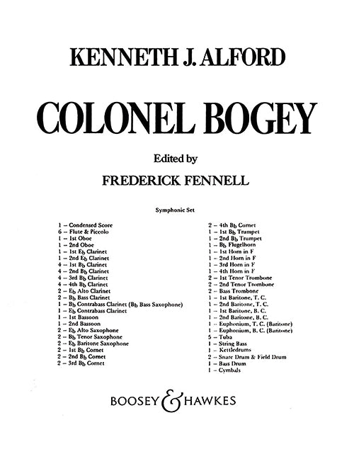 Colonel Bogey (score)
