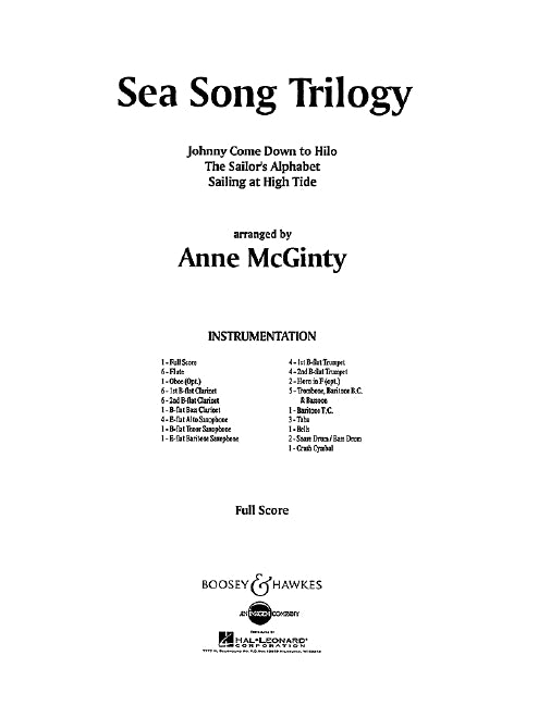 Sea Song Trilogy (score)