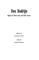Don Rodrigo op. 31 (text/libretto)