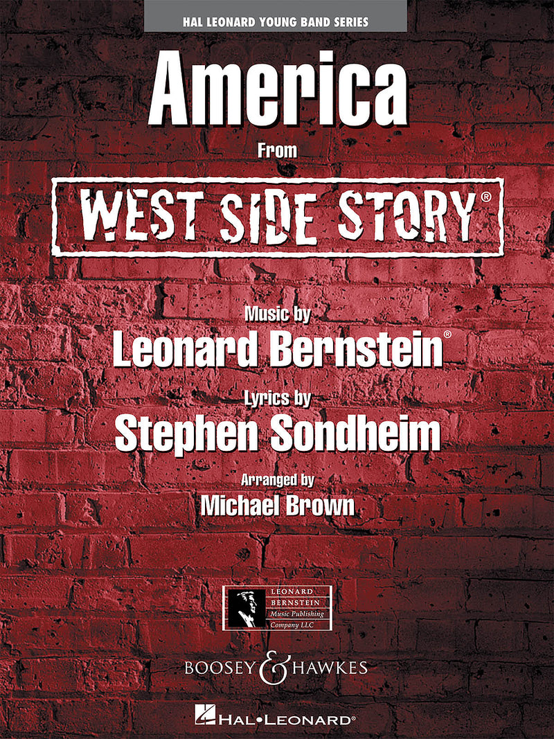 America (From the West Side Story), Grade 3 Concert Band (Set)