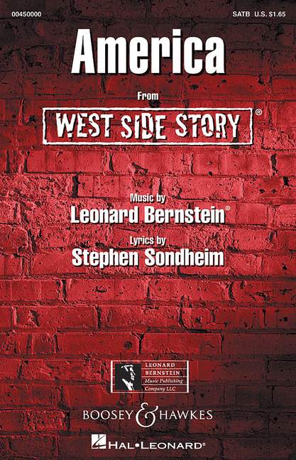 West Side Story, America (SATB & piano)