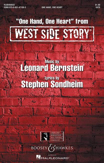 West Side Story, One Hand, one Heart (SATB & piano)