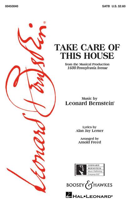 Take Care of this House (SATB)