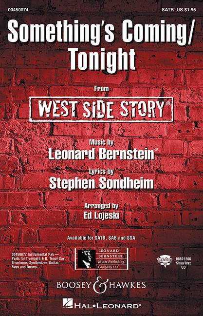 West Side Story, Something's Coming / Tonight (SATB & piano)