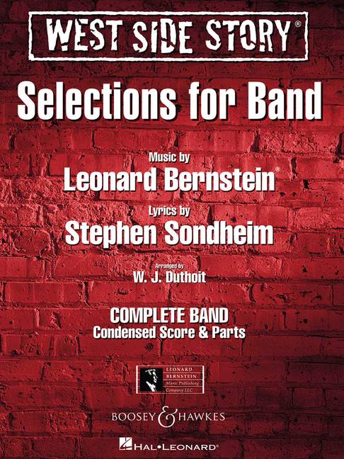 West Side Story, Selections (wind band), score and parts