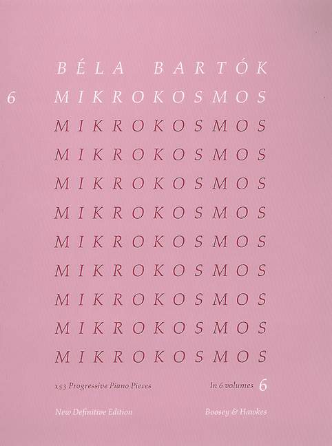 Mikrokosmos (英語・フランス語・ドイツ語・ハンガリー語), Vol. 6