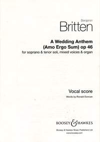A Wedding Anthem op. 46 (Vocal Score)