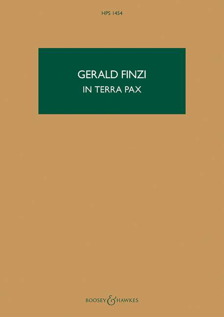 In Terra Pax op. 39 (study score)