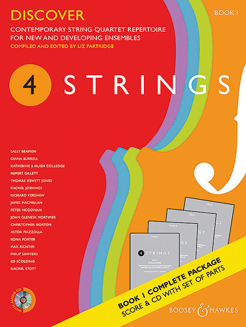 4 Strings - Discover Book 1 (score and parts with CD)