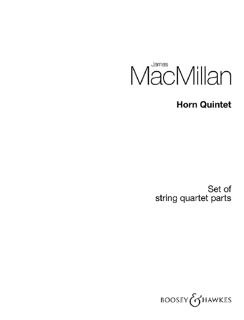 Horn Quintet (Set of string parts)