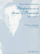 Rhapsody on a Theme of Paganini, op. 43 (Clarinet and Piano)