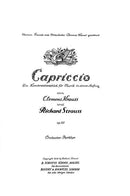 Capriccio op. 85 (study score)