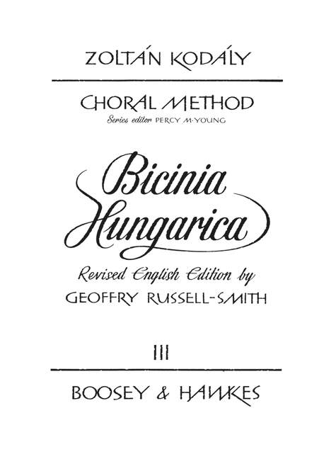 Choral Method Vol. 11/3