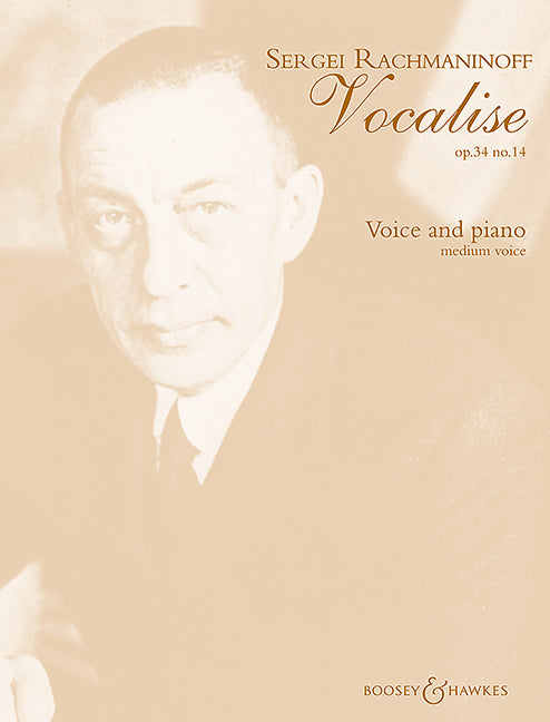 Vocalise op. 34/14 (medium voice and piano)