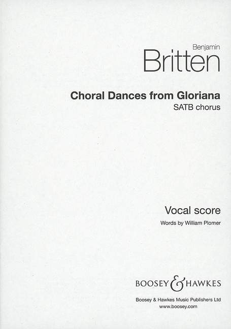 Gloriana op. 53, Choral Dances (choral score)