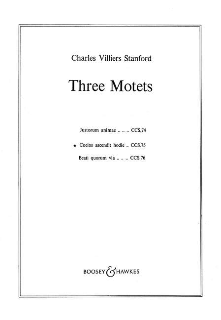 Three Motets, No. 2 Coelos ascendit hodie