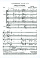 A Ceremony of Carols op. 28, Deo Gracias (SATB & harp (piano))
