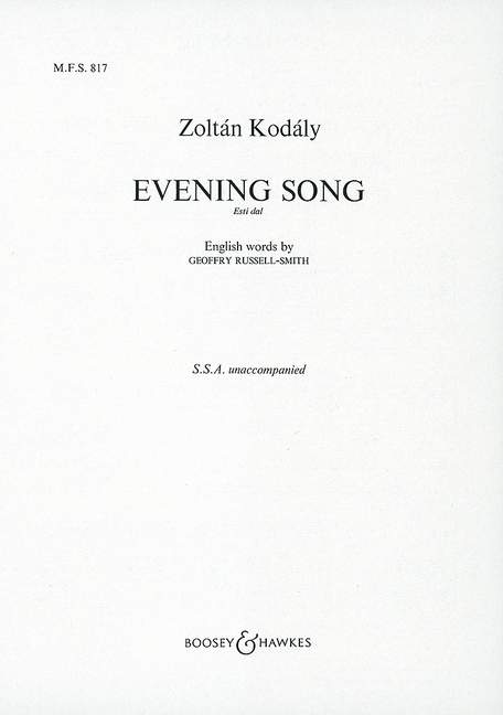 Evening Song (treble choir (SSA) a cappella)