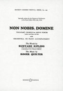 Non Nobis, Domine (men's choir (TB, second B ad libitum) and orchestra (piano))