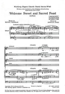 Welcome, Sweet and Sacred Feast op. 27/3