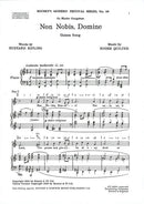 Non Nobis, Domine (unison choir and piano)