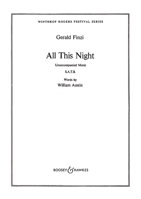 All this Night op. 33