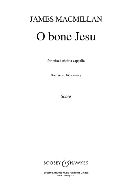 O bone Jesu