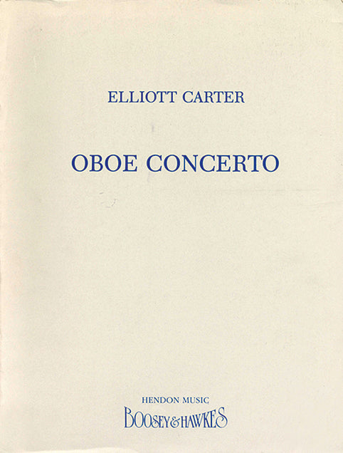 Oboe Concerto (Score)