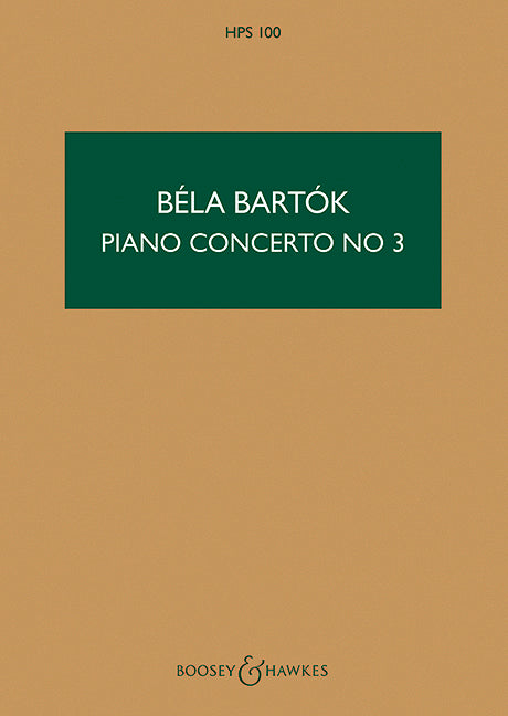 Piano Concerto No. 3 (study score)