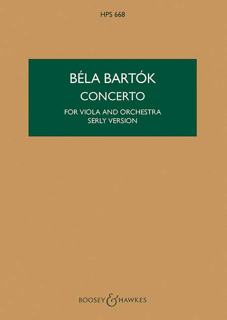 Viola Concerto op. posth.（ポケットスコア）