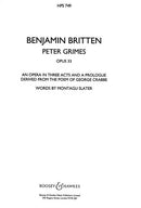 Peter Grimes op. 33 (study score)