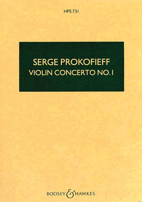 Violin Concerto No. 1 op. 19（ポケットスコア）