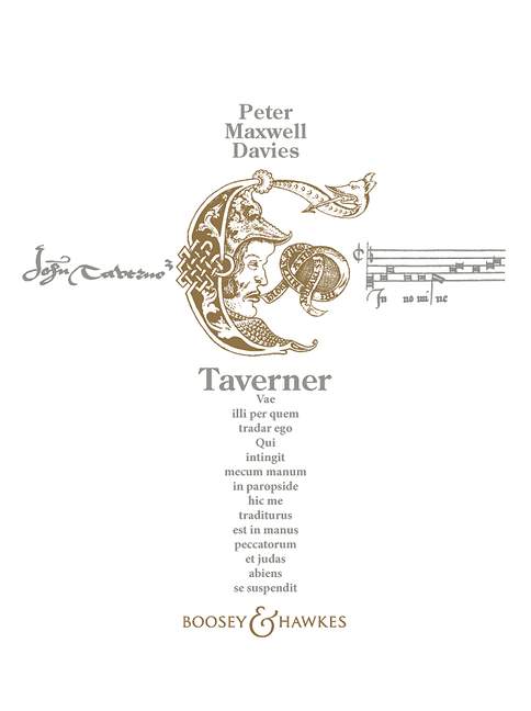 Taverner (vocal/piano score)