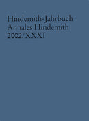 Hindemith-Jahrbuch, Vol. 31