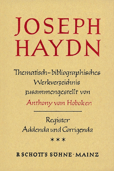 Joseph Haydn, Vol. 3