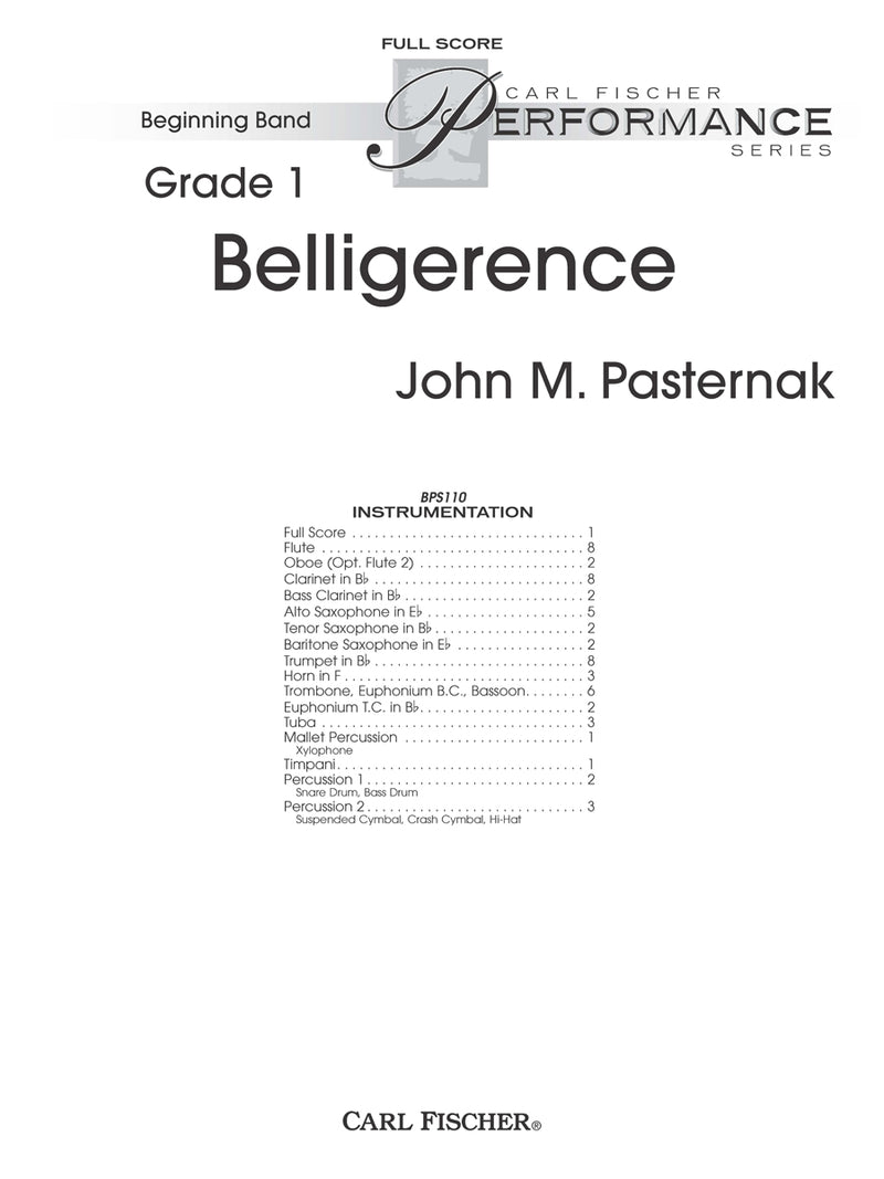 Belligerence (Study Score)