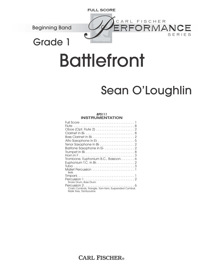 Battlefront (Study Score)