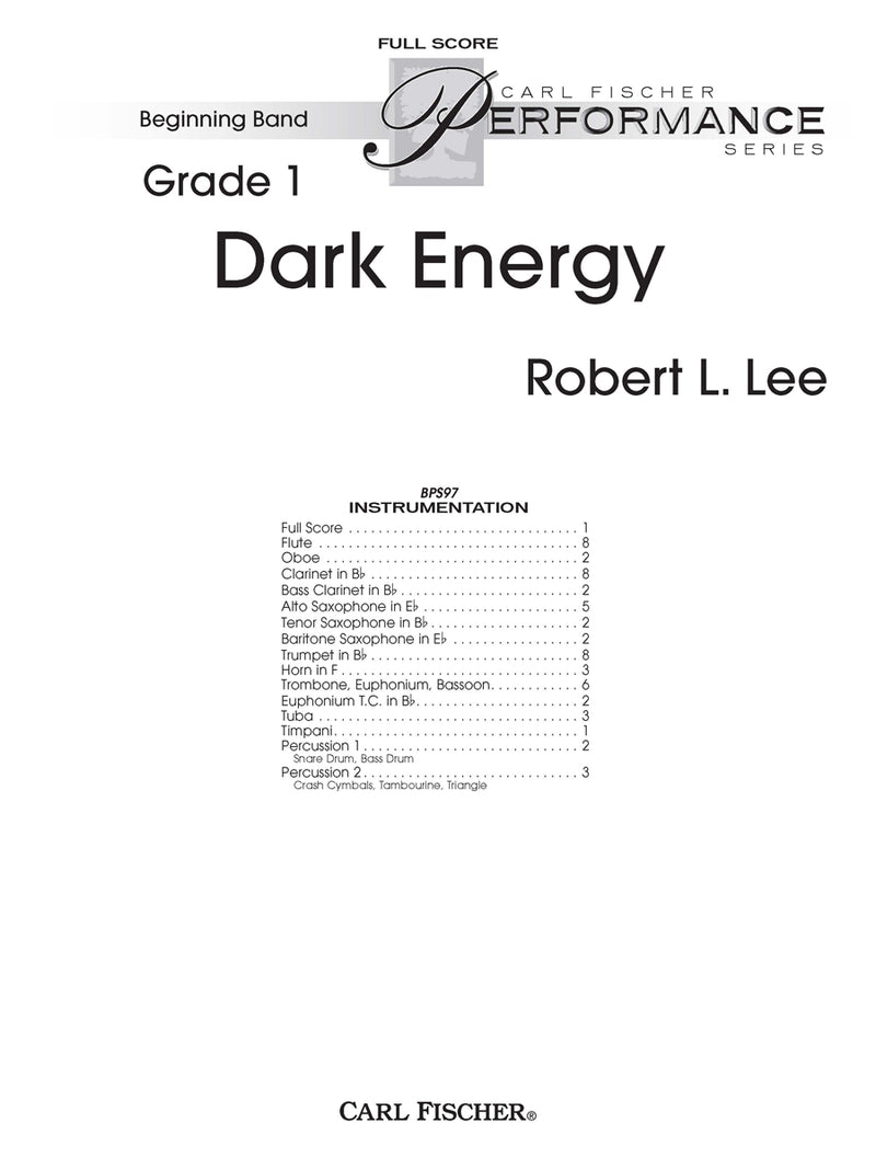 Dark Energy (Study Score)