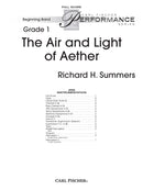 The Air and Light of Aether (Study Score)