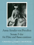 Sonate F-dur für Flöte und Basso continuo / Preussen (Amadeus)