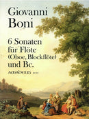 Sechs Sonaten für Flöte und B.c.