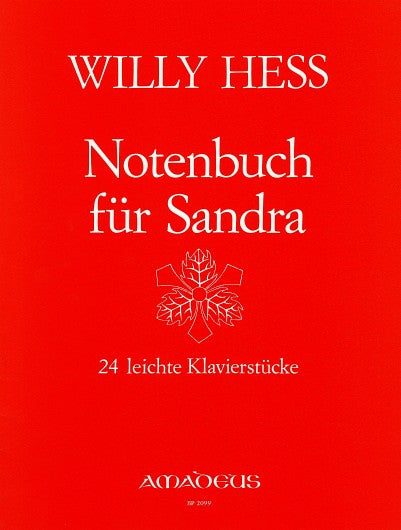 Notenbuch für Sandra Op. 109