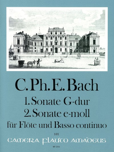 Sonate Nr. 1 G-Dur & Nr. 2 e-Moll Wq 123/124