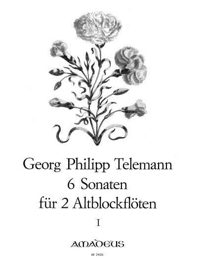 6 Sonaten (2 Treble Recorders), Vol. 1