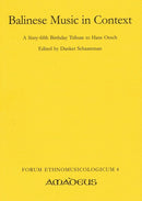 Balinese Music in Context