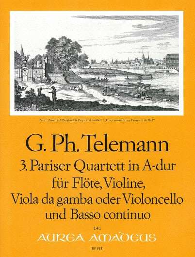 3. Pariser Quartett A-Dur TWV 43:A1
