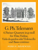 4. Pariser Quartett g-Moll TWV 43:g1
