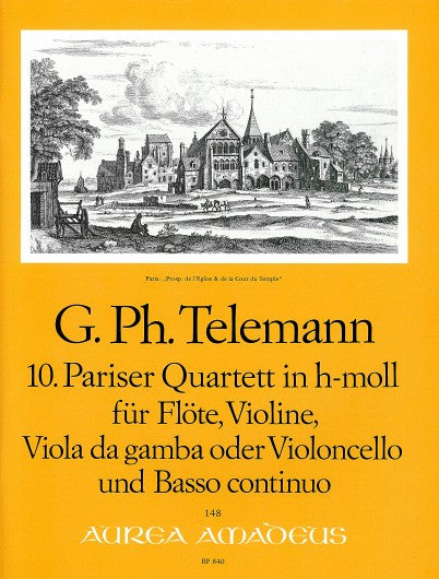 10. Pariser Quartett h-Moll TWV 43:h2