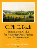 Triosonate in G-dur Wq 153